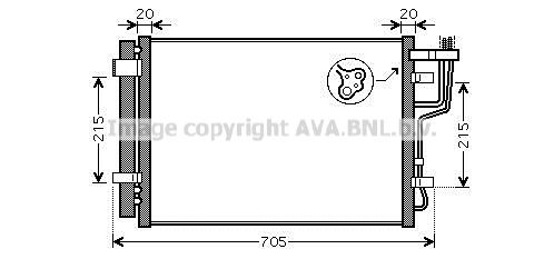 AVA QUALITY COOLING Kondensaator,kliimaseade HY5183D